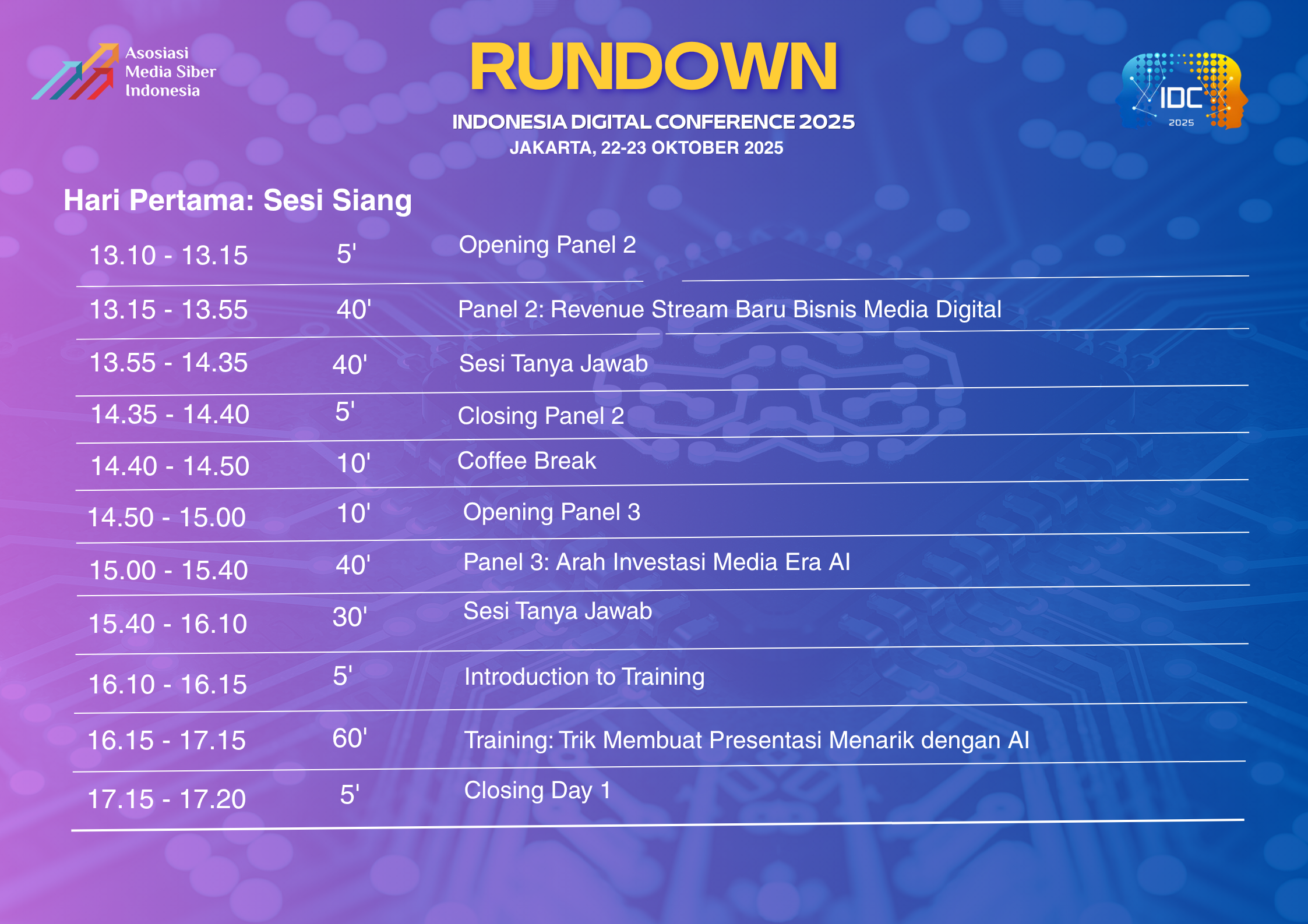 IDC 2025 Day 1 sesi siang